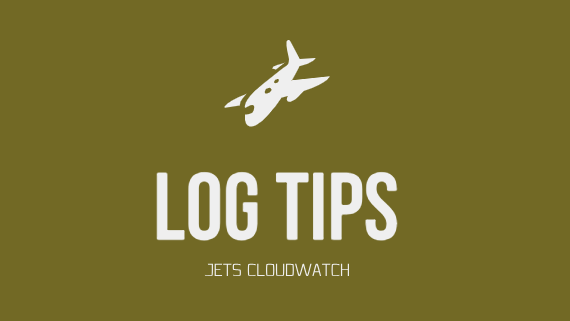 CloudWatch Log Tips: Jets AWS Introduction Series Part 5 header image